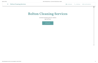 Bolton Cleaning Services