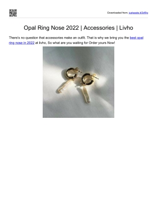 Opal Ring Nose 2022