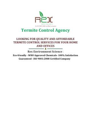 Termite Control Agency
