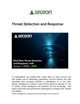 Threat Detection and Response