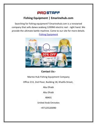 Fishing Equipment  Emarinehub.com1