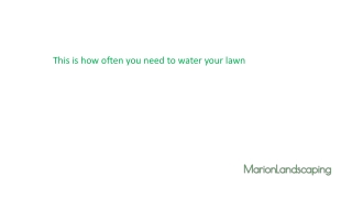 Take Landscaping Service of Marion landscaping