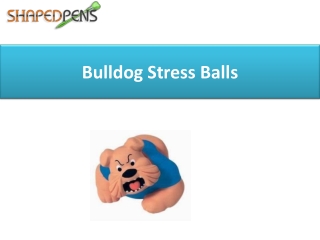 Bulldog Stress Balls