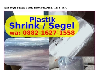 Alat Segel Plastik Tutup Botol 0882_lϬ27_l558{WhatsApp}