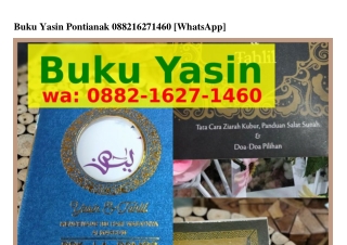 Buku Yasin Pontianak 0882.IᏮ27.IㄐᏮ0(WA)