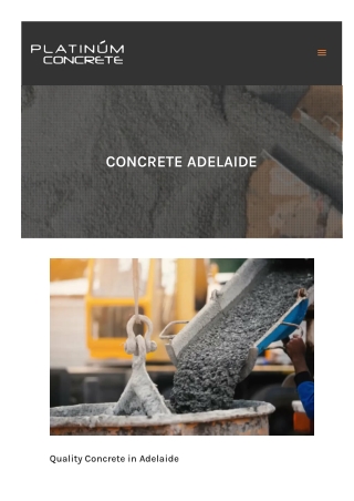 Concrete Adelaide