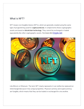 What is NFT and How Does NFT Work