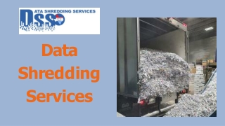 Shredding Company Near Me - Data Shredding Services