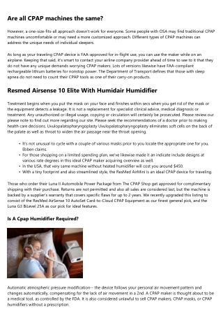 What Is The Best Cpap Maker?