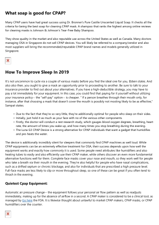 Best Cpap Machine Buying Guide 2022