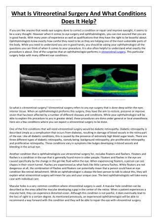 What Is Vitreoretinal Surgery And What Conditions Does It Help.docx