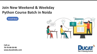 Best Python Full Stack Developer training institutes in Noida