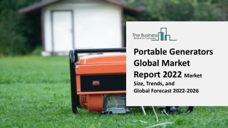 Portable Generators Global Market Size, Share, Trends, Growth, By Application, By End-User, Competitor Analysis and Fore