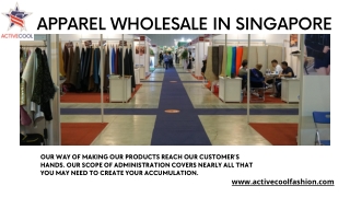 Apparel Wholesale in Singapore