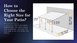 How To Choose the Right Size for Your Patio