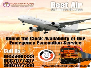 Get Modernized Medical Amenity by Panchmukhi Air Ambulance Service in Guwahati and Hyderabad