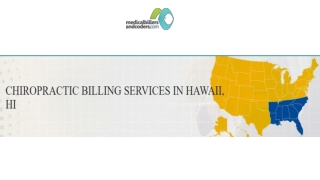 CHIROPRACTIC BILLING SERVICES IN HAWAII, HI