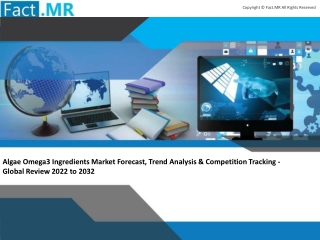 Algae Omega3 Ingredients Market