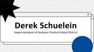 Derek Schuelein - Remarkably Capable Expert From New York