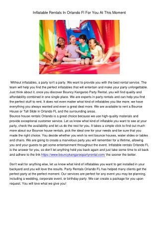 InflatableRentalsInOrlandoFlForYouAtThisMoment