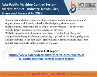 Asia-Pacific Machine Control System Market