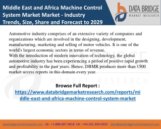 Middle East and Africa Machine Control System Market