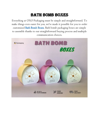 Bath Bomb Boxes