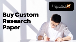 Buy Custom Research Paper - Writing Sharks