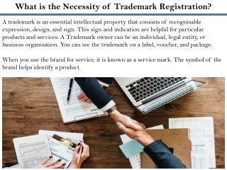 What is the Necessity of Trademark Registration?