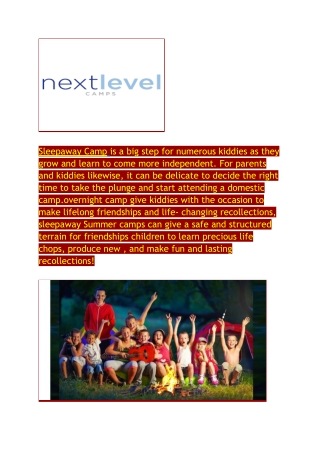 Sleepaway Summer Camps