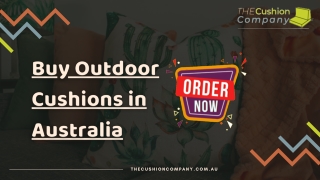 Buy Outdoor Cushions in Australia