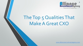 cxo recruitment