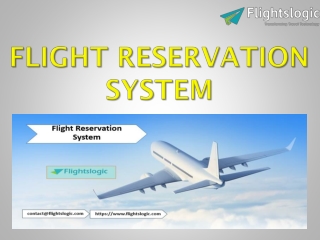 Flight Reservation System