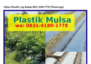Mulsa Plastik Cap Badak Ö831–Ꮞ18Ö–1778[WhatsApp]