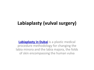 labiaplasty