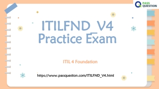 Free Update ITIL 4 Foundation ITILFND_V4 Exam Questions