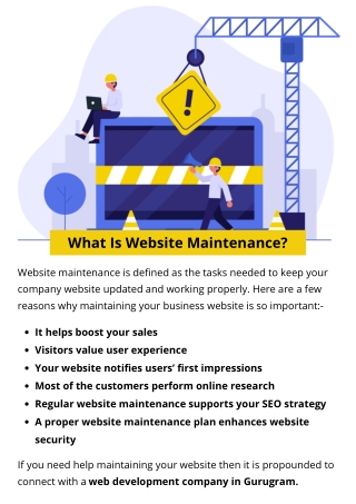 What Is Website Maintenance?