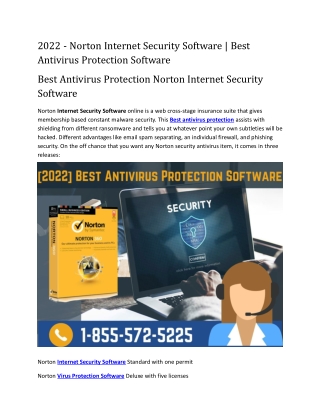 2022 - Norton Internet Security Software Best Antivirus Protection Software