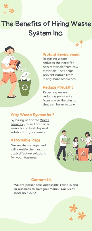 The Benefits of Hiring Waste System Inc