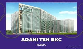 Adani The Presidential Ten BKC, Bandra Mumbai - E Brochure