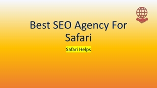 Best SEO Agency For Safari