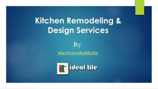 Kitchen Remodeling Falls Church VA | Ideal Tile