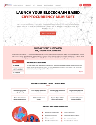 Smart Contract MLM Software | BlockchainAppsDeveloper