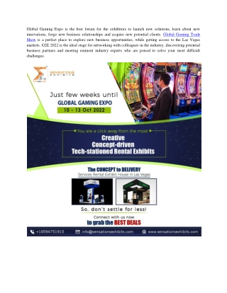 Global Gaming Expo