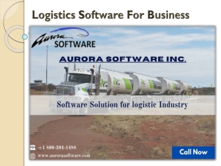 Logistics Software For Business