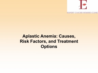 Aplastic Anemia Causes, Risk Factors, and Treatment Options