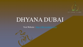 DHYANA DUBAI, Top Yoga Studio in Downtown Dubai