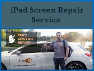 iPad Screen Repair Service