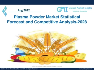 Plasma Powder Market Statistical Forecast and Competitive Analysis-2028