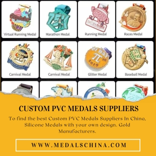 Custom PVC Medals Suppliers - Silicone Medals Manufacturers